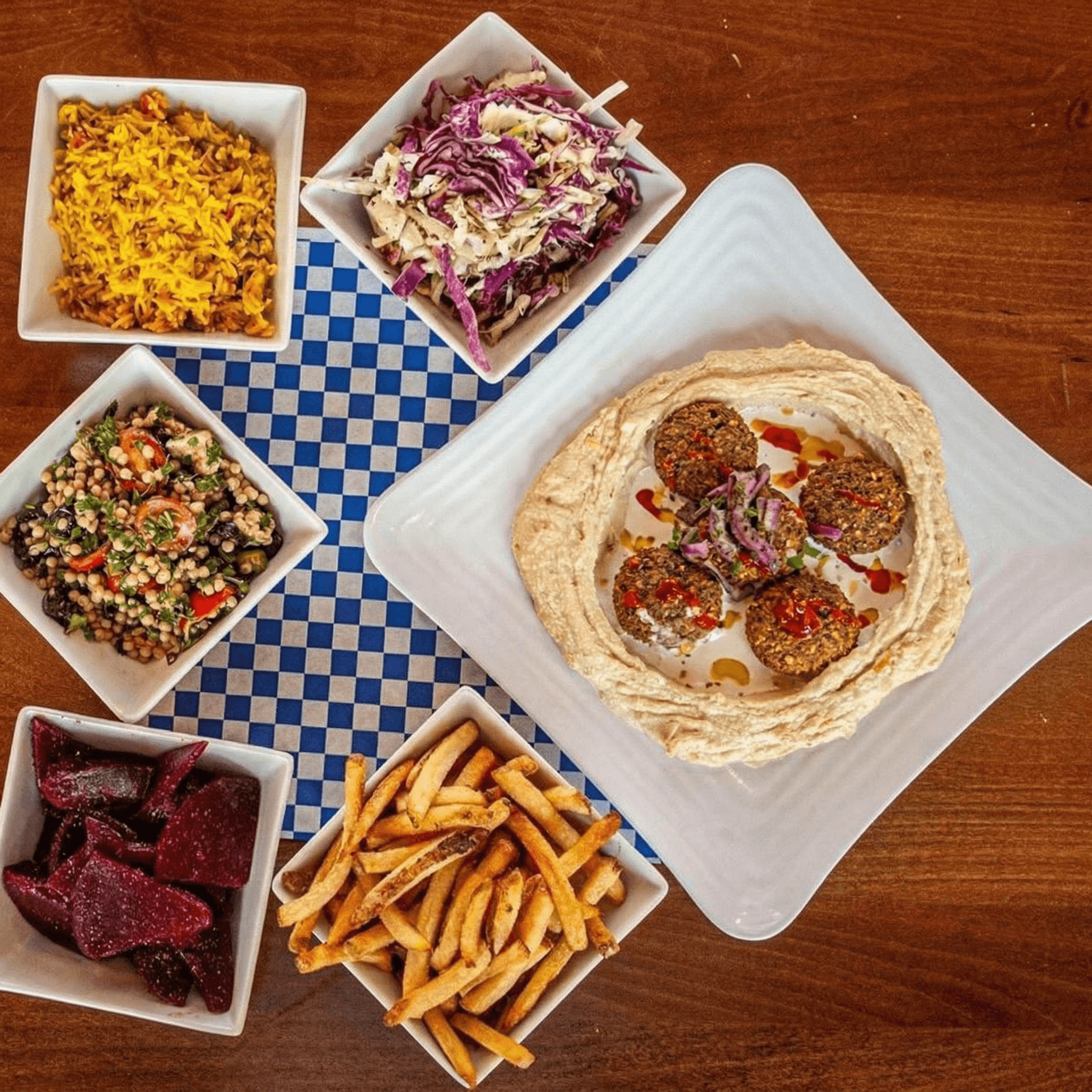 Hummus & Falafel Plate