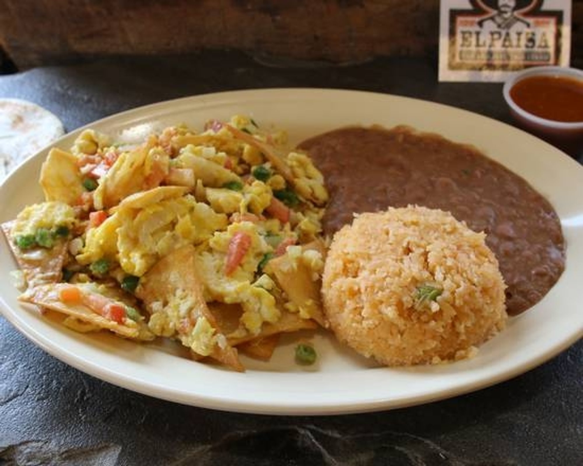 #1 A La Mexicana Plate