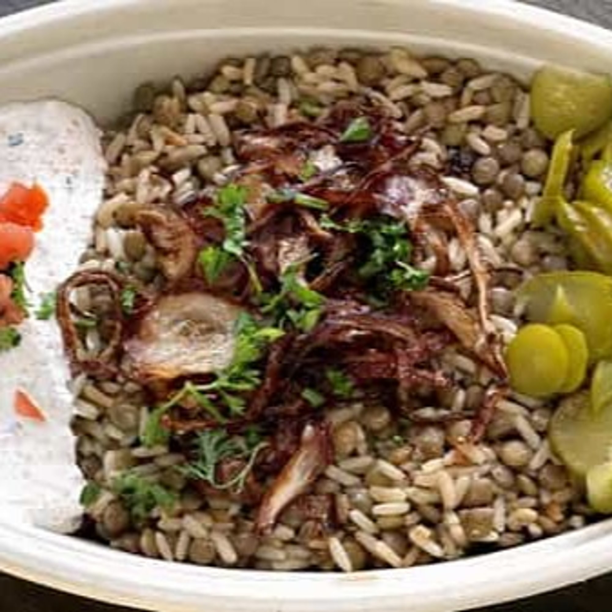 Mujaddara Rice Bowl