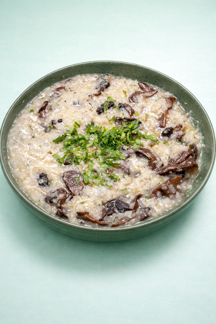 Miso Mushroom Risotto