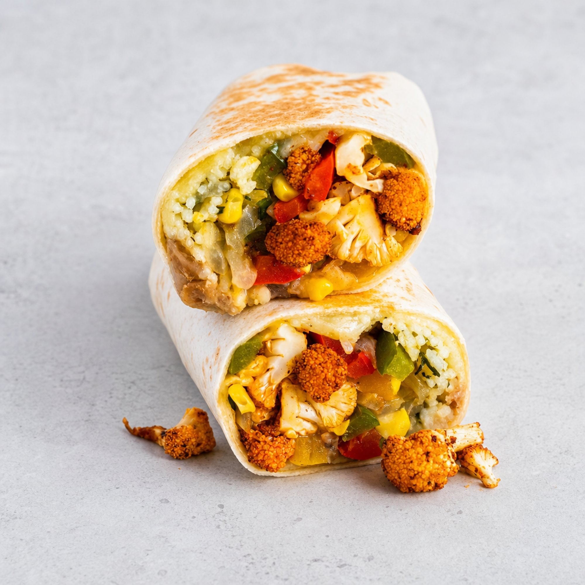 Vegetable Burrito Especial Mitad Y Mitad