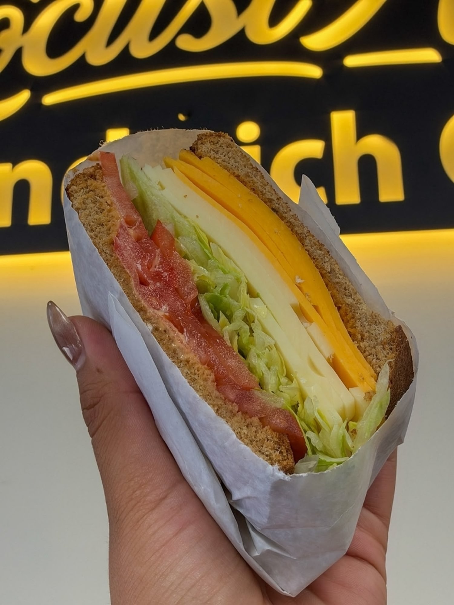 Cheese sandwich