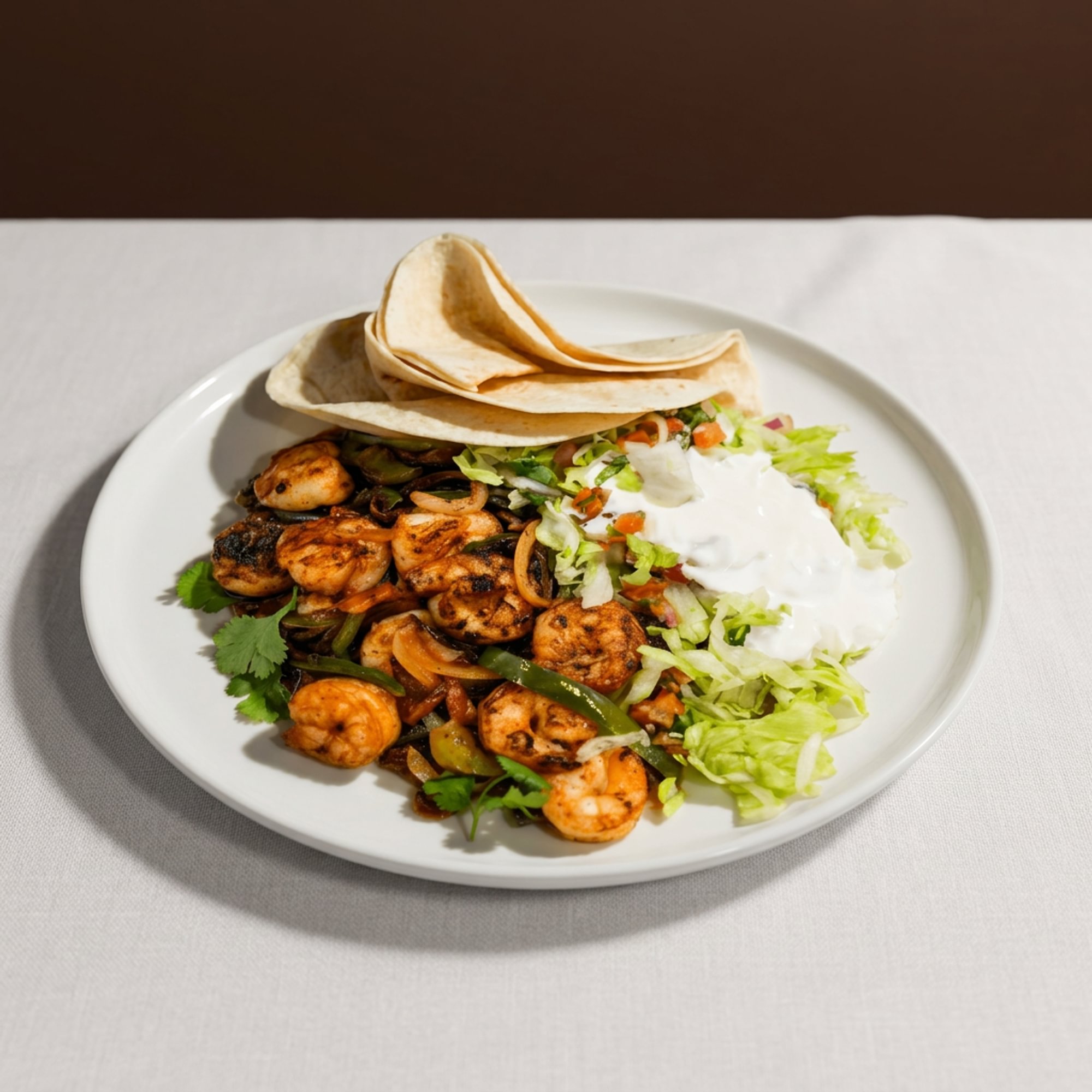 Jumbo Shrimp Fajitas