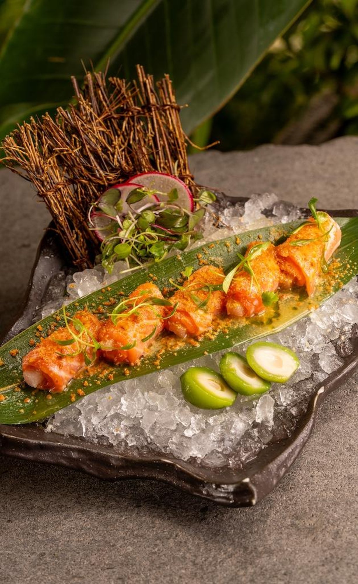 Salmon Truffle Pear
