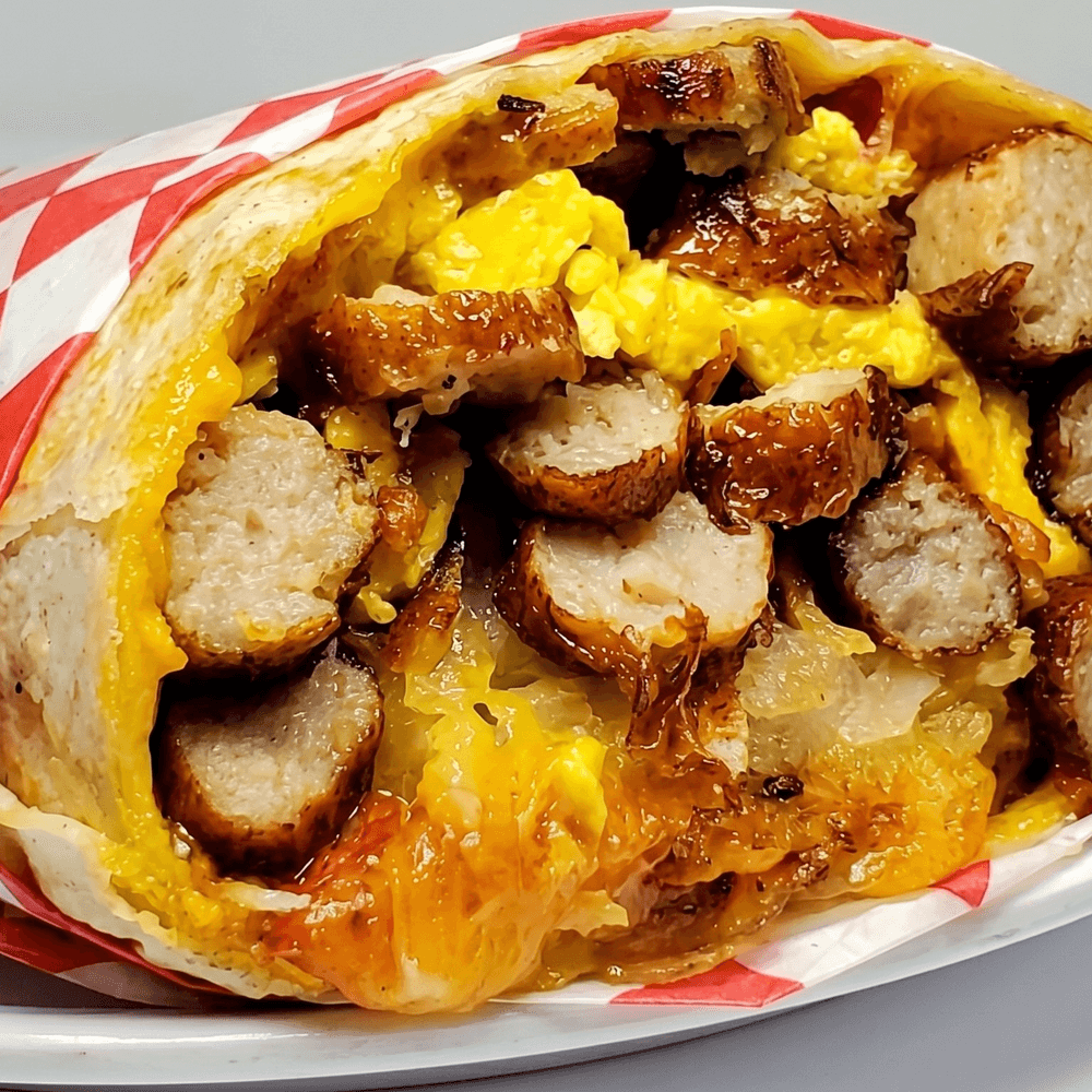 Sausage Breakfast Burrito