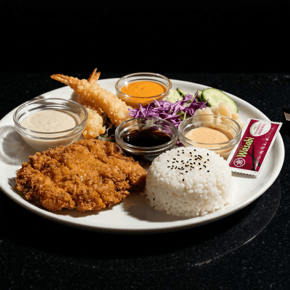 110. Chicken Cutlet Dinner Bento
