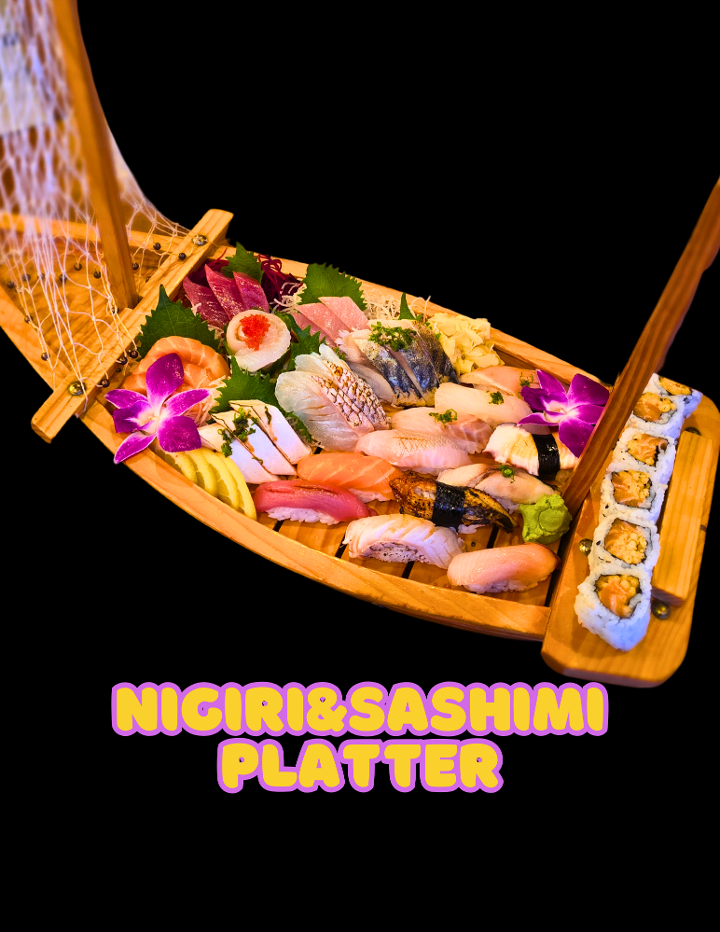 Premium Nigiri and Sashimi Plate