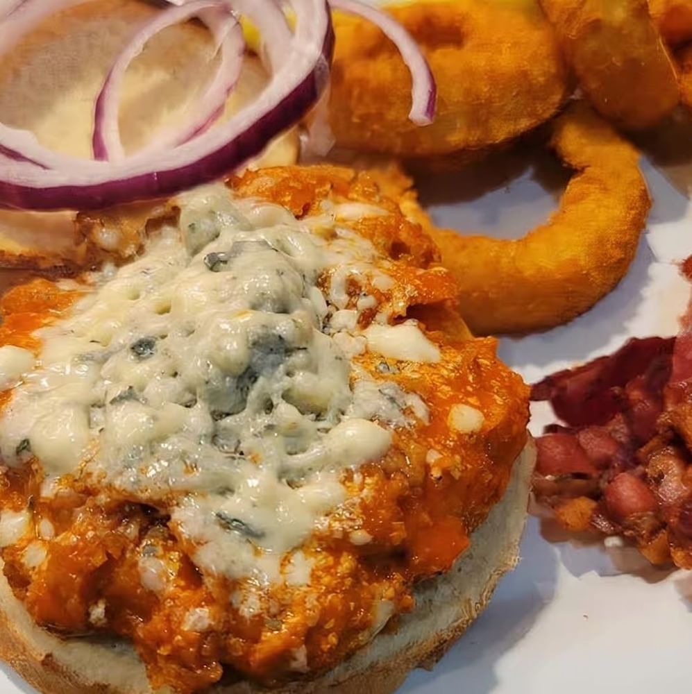 Fried Buffalo Blue Sandwich