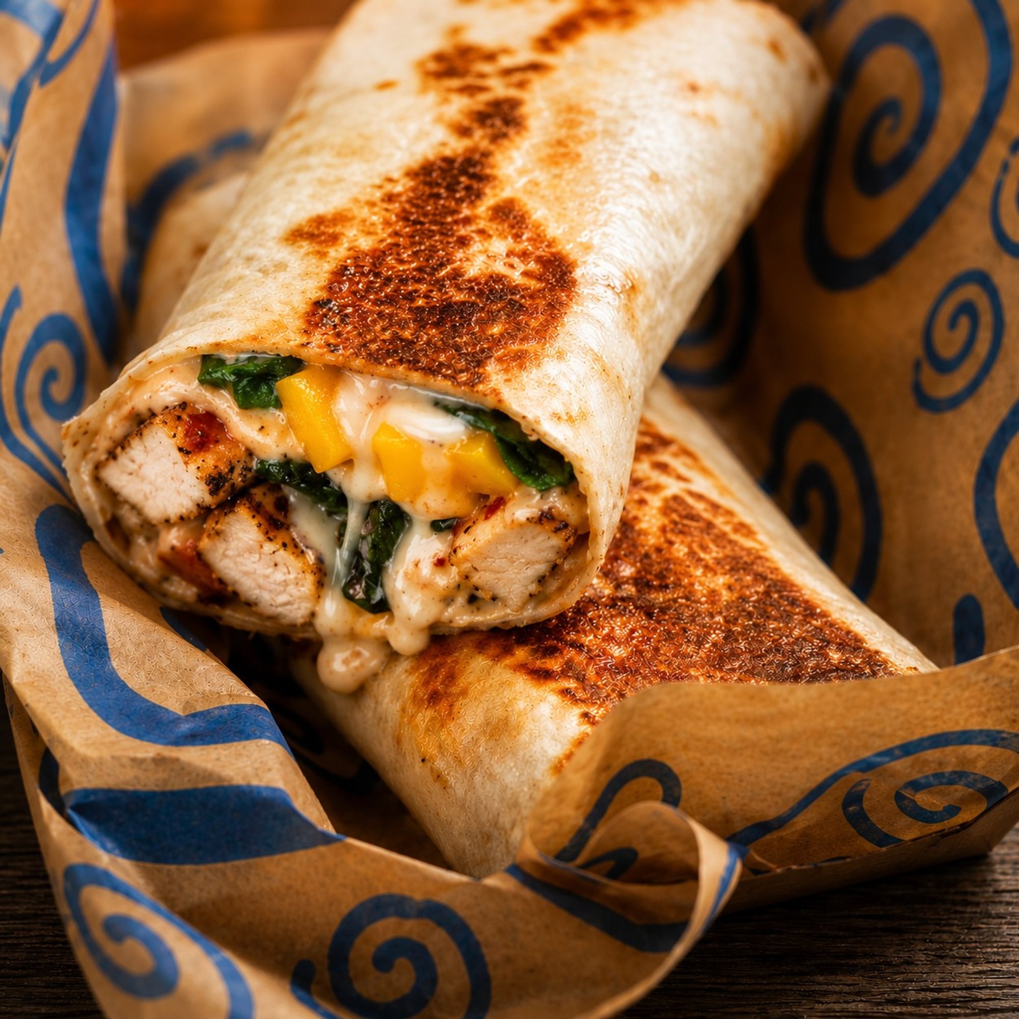 Spicy Mango Chicken Melt