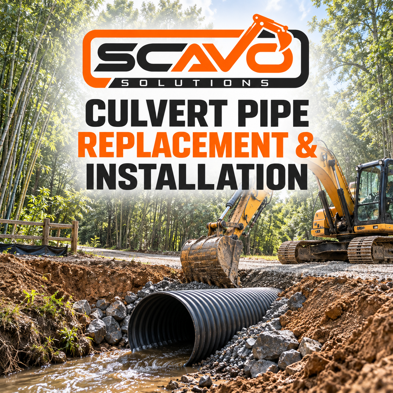 Culvert Pipe Replacement & Installation