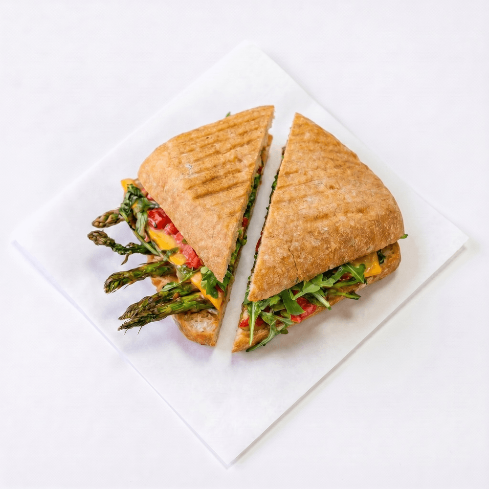 Roasted Veggie Panini Sandwich