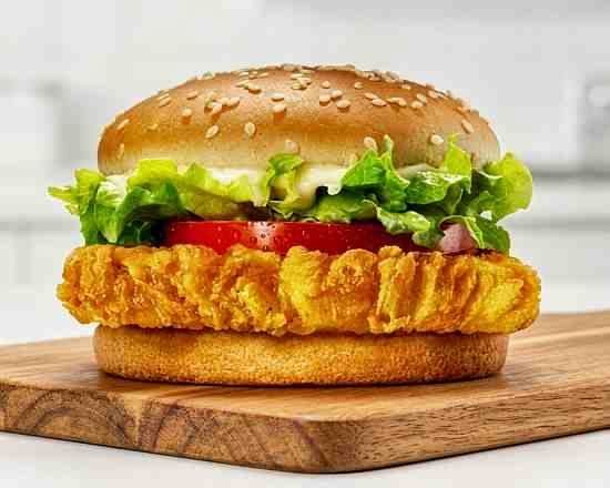 Chicken Burger with fries