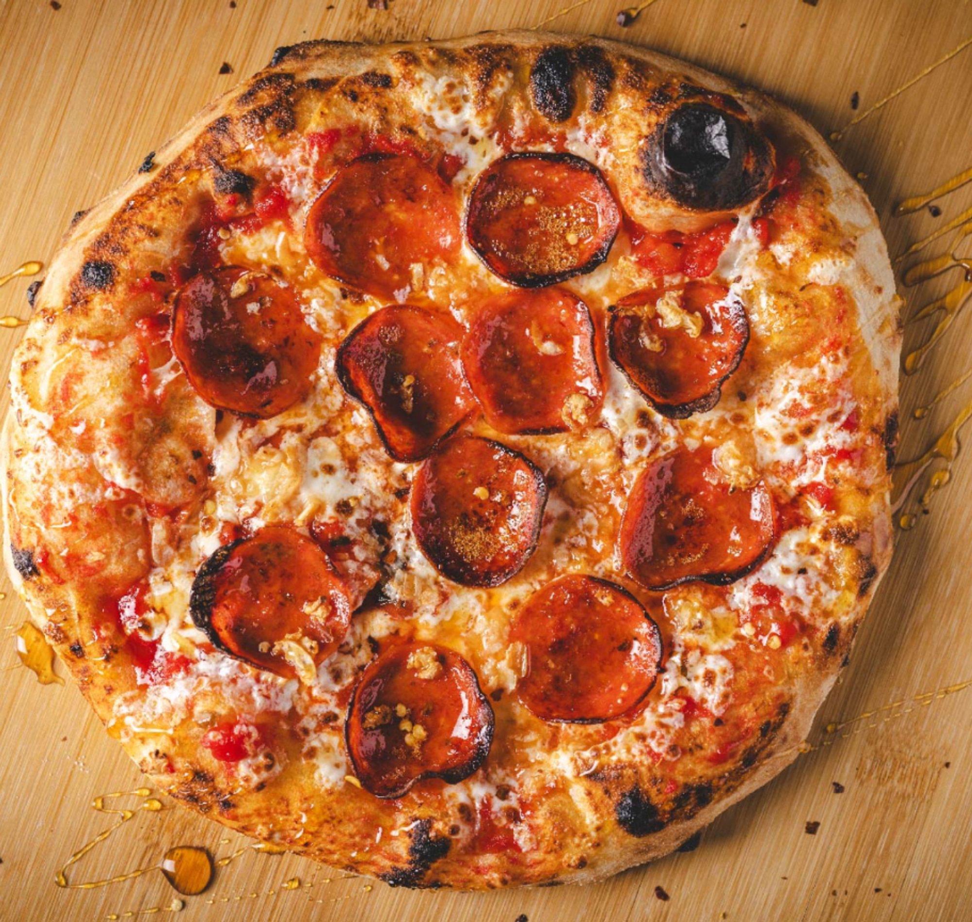 Angry Pepperoni Pizza