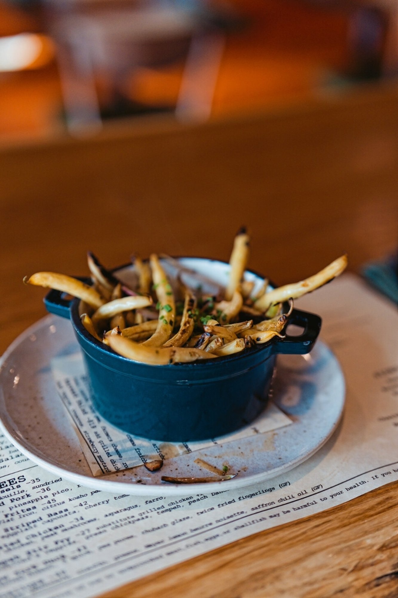 Charred Wax Beans