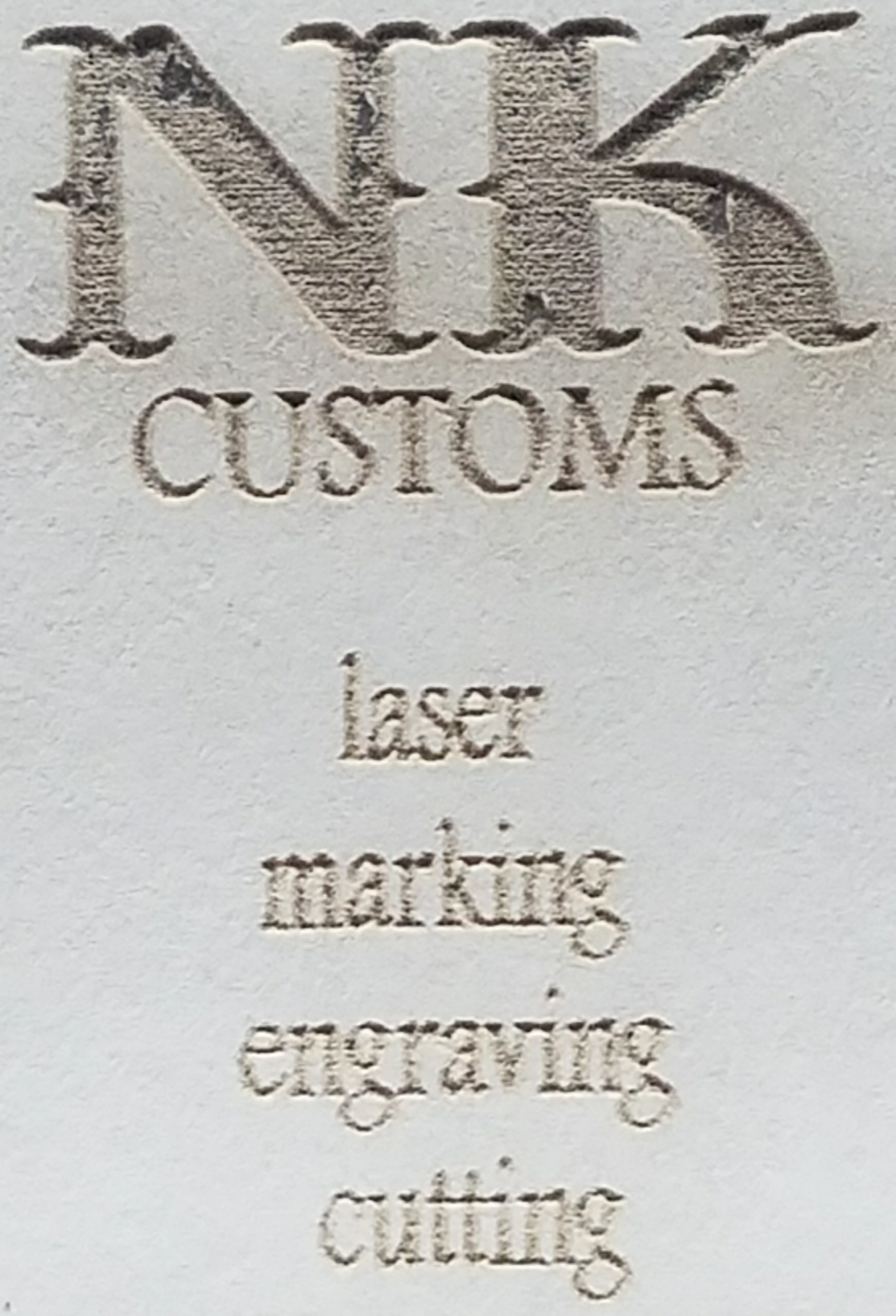Nk customs Logo