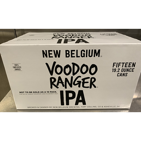 NB Voodoo Ranger IPA 15 pack 19.2 OZ Cans