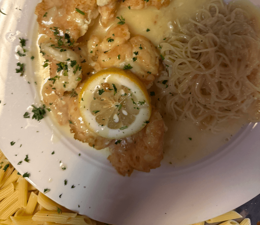 Veal Francese - Dinner