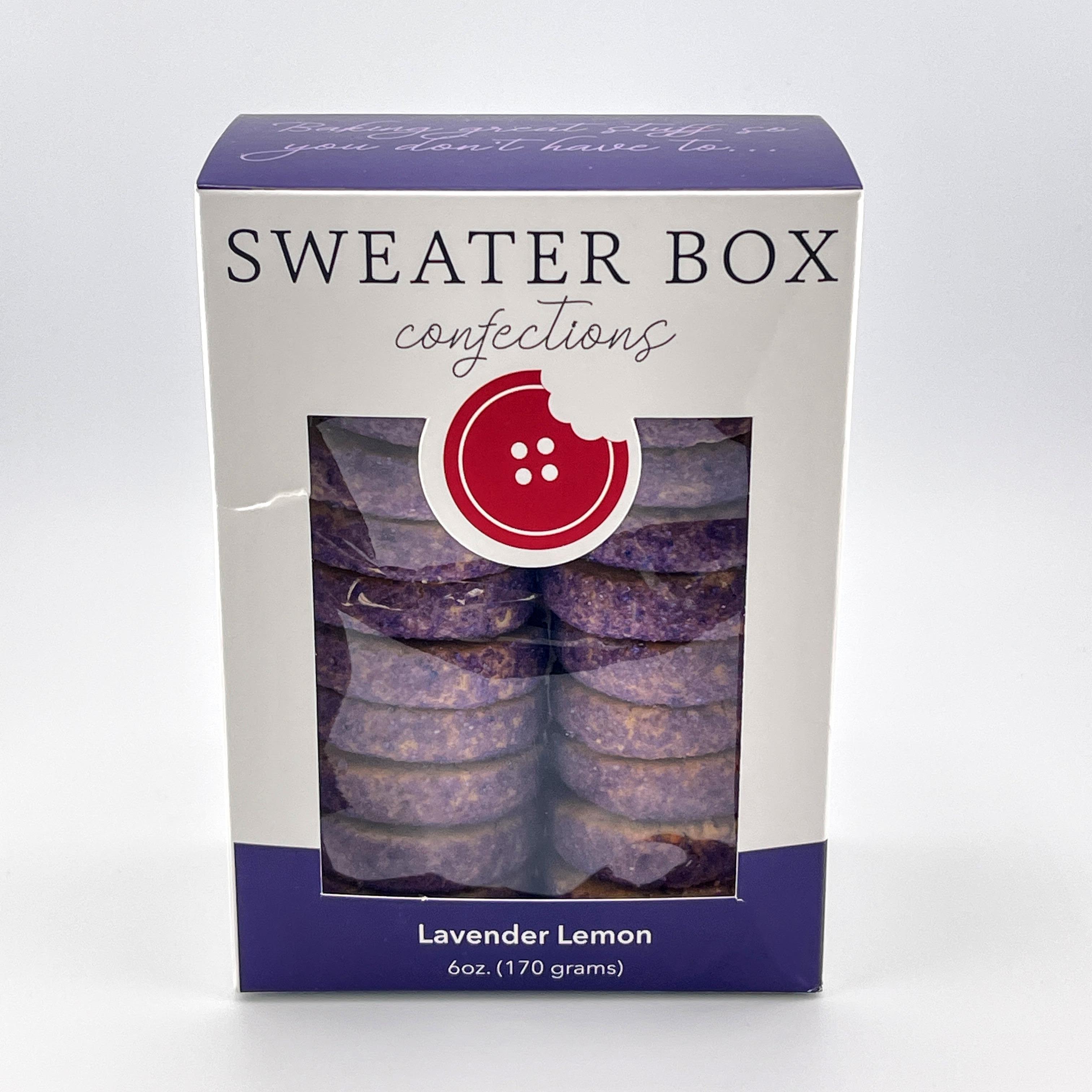 Sweater Box Lavender Lemon Cookies