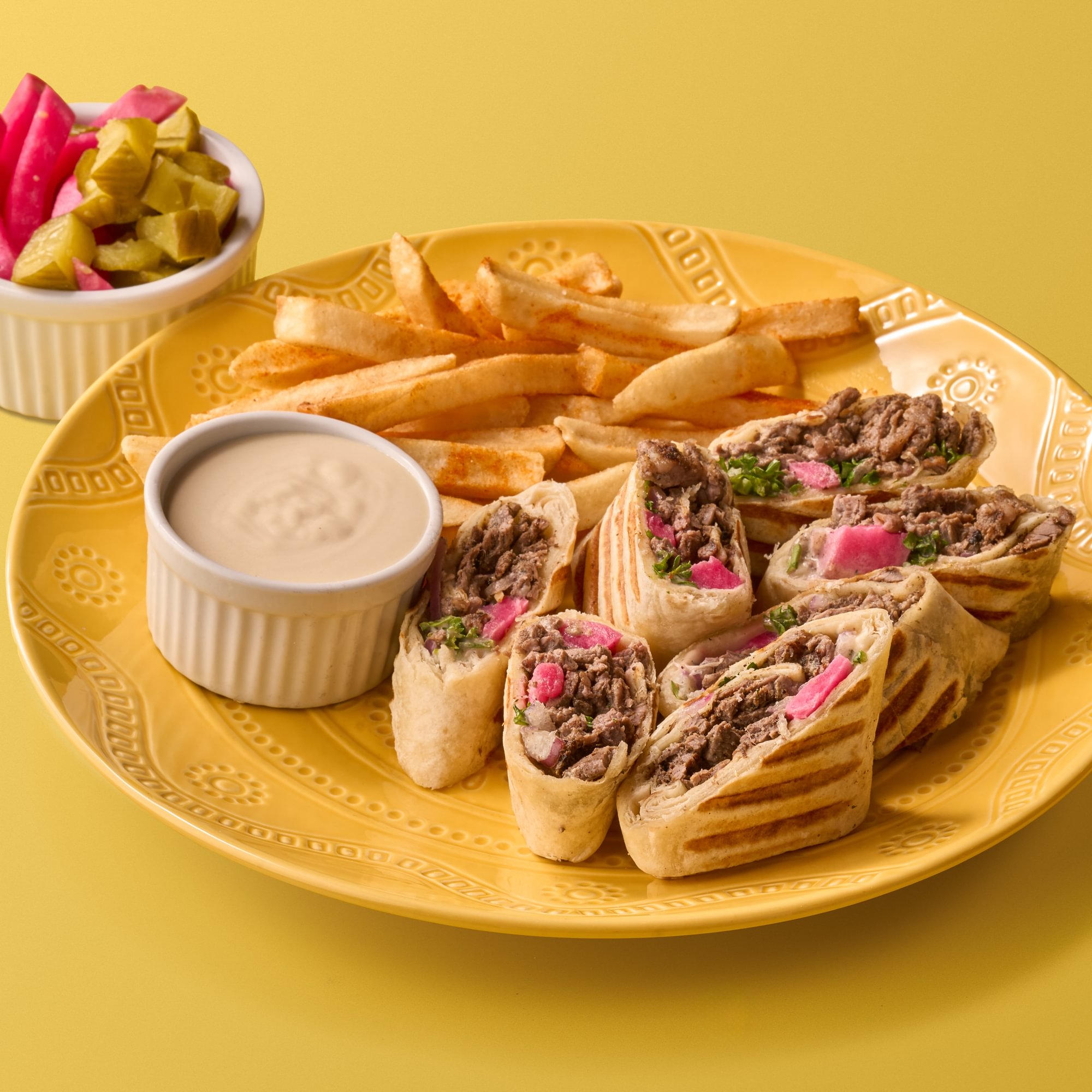 Beef Shawarma Arabic Meal