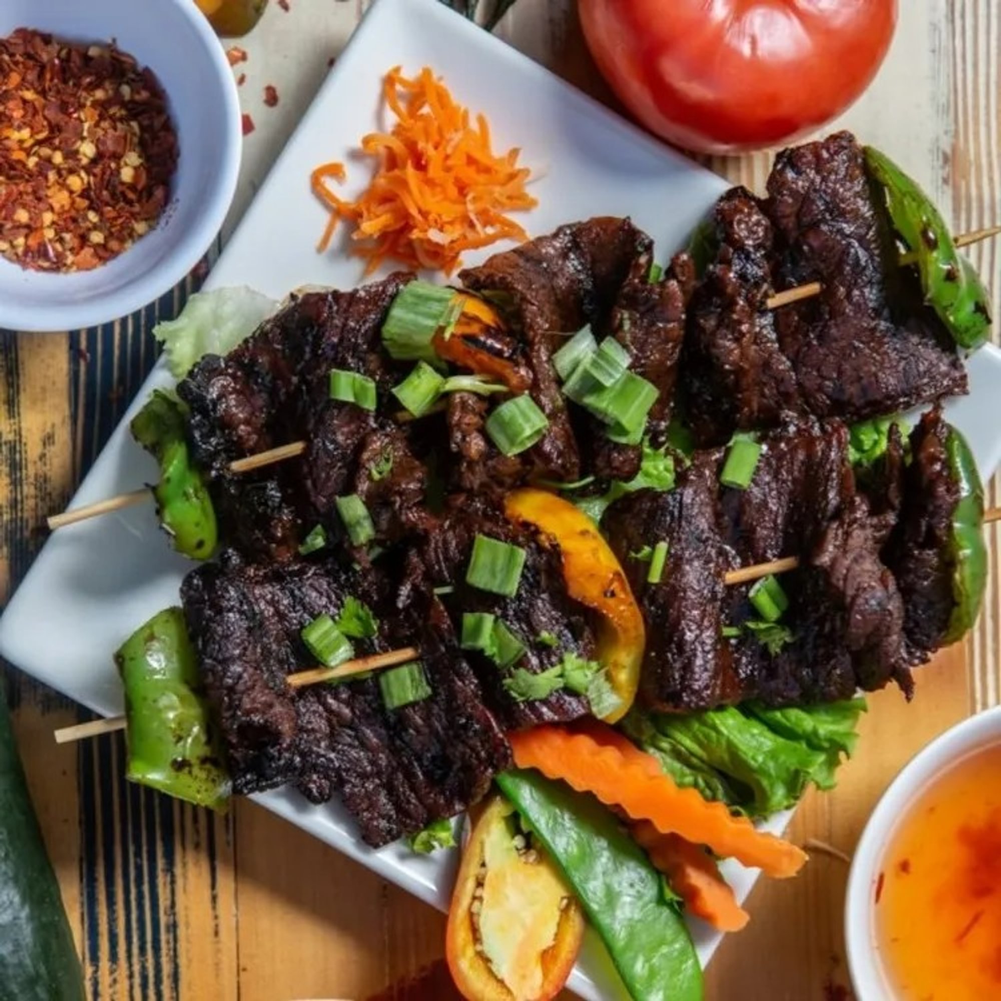 Satay Wagyu with Chilies Lime Sauce