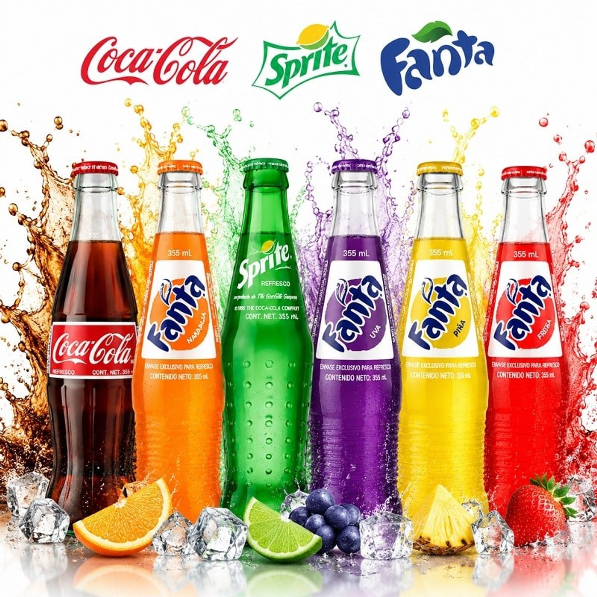 Soda Glass Bottle