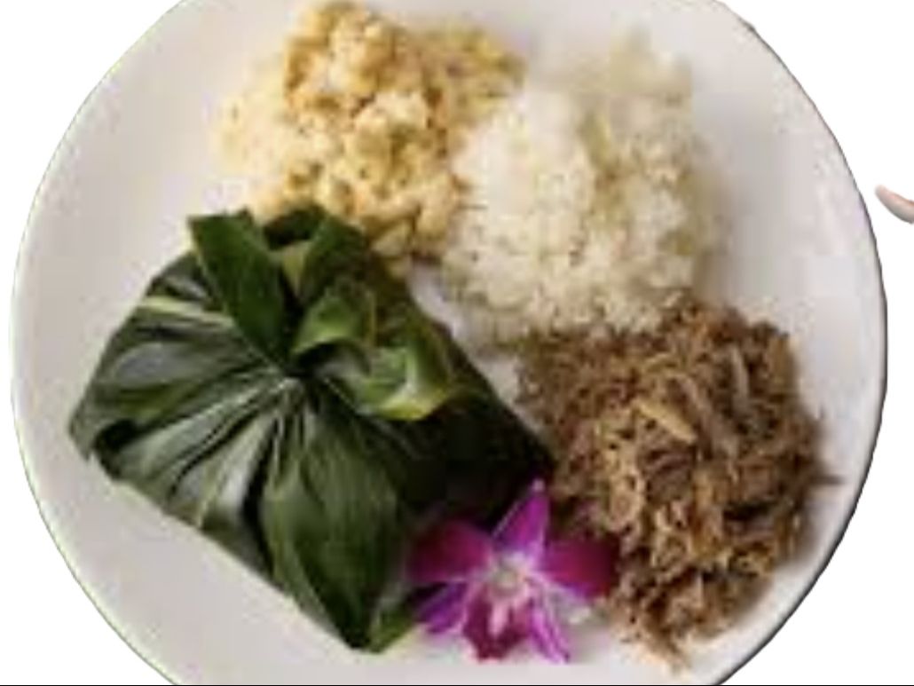 Mixed Plate Kalua Pig and Laulau