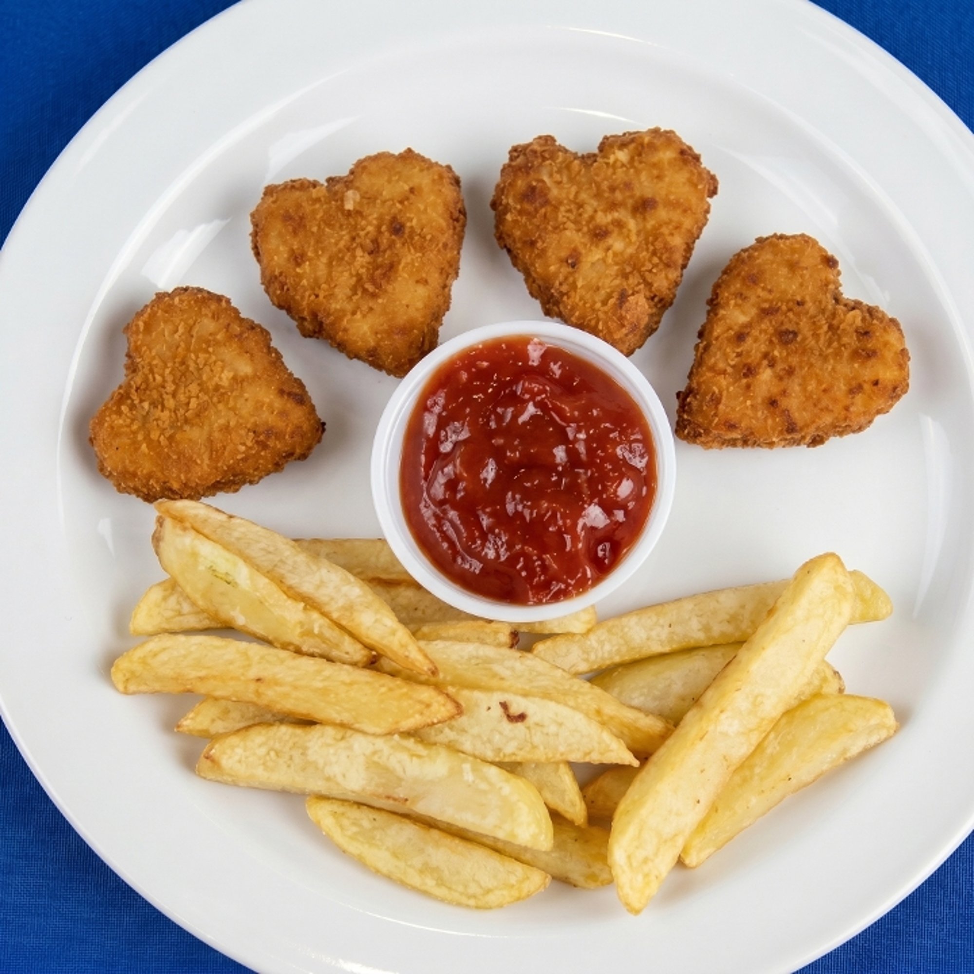 Nuggets de Pollo con Papas
