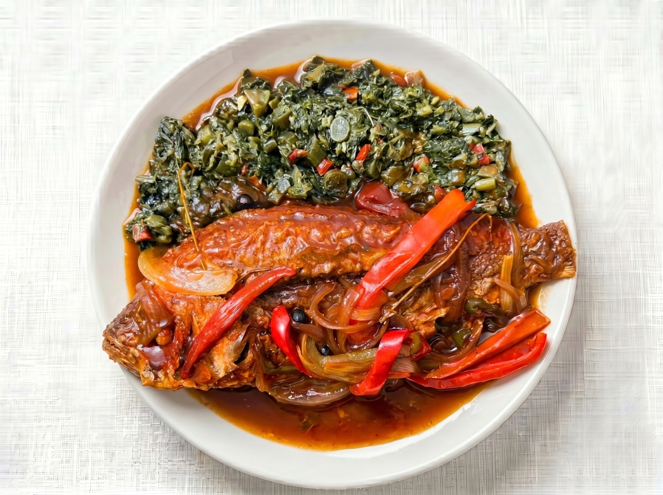 Brown Stew Fish Snapper