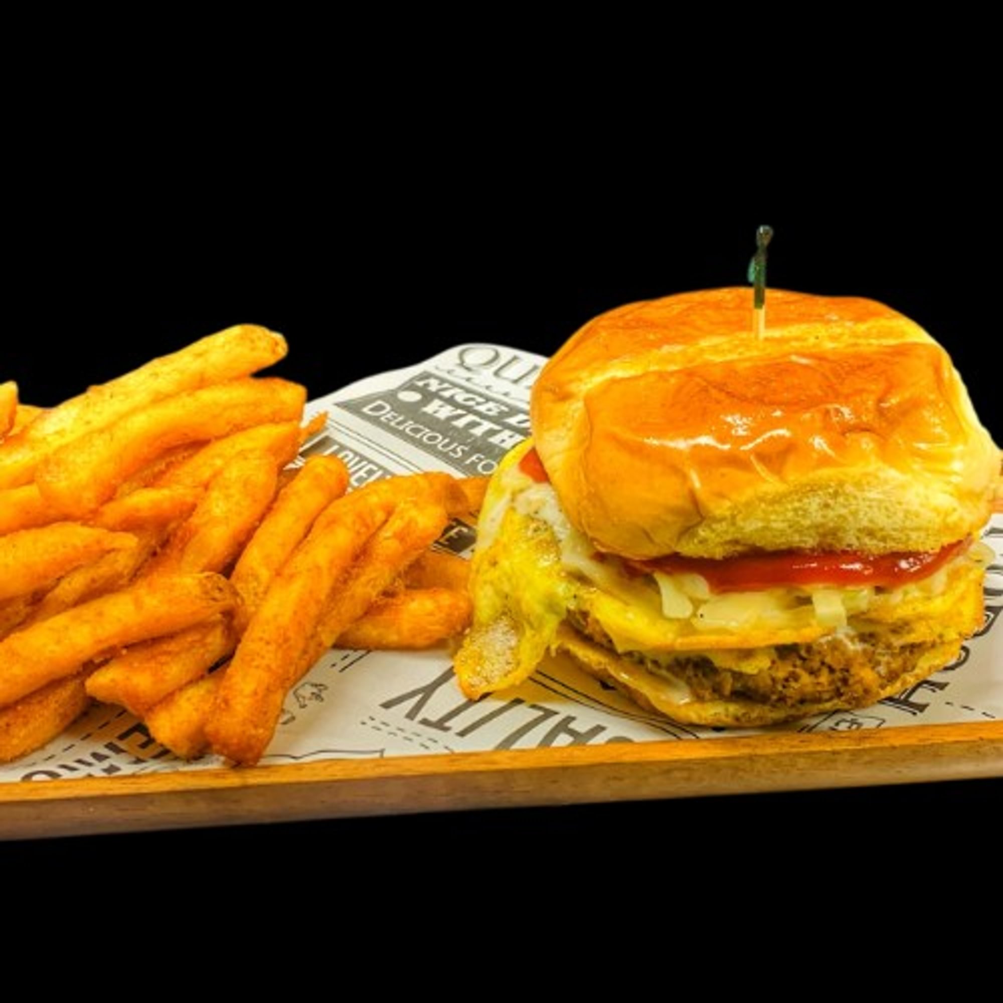Shami Burger w/Fries