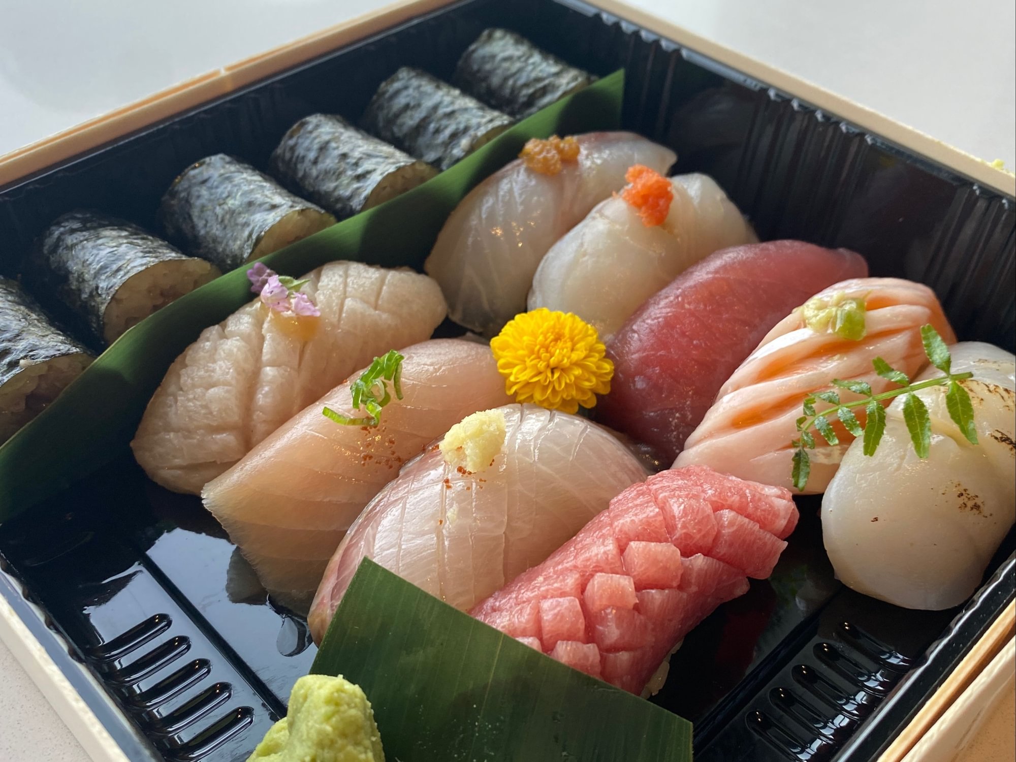 Sushi & Maki + Miso Soup