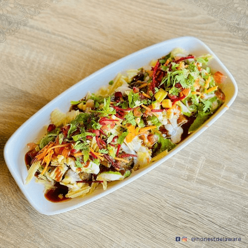 Aloo Tikki Chaat (Farali)