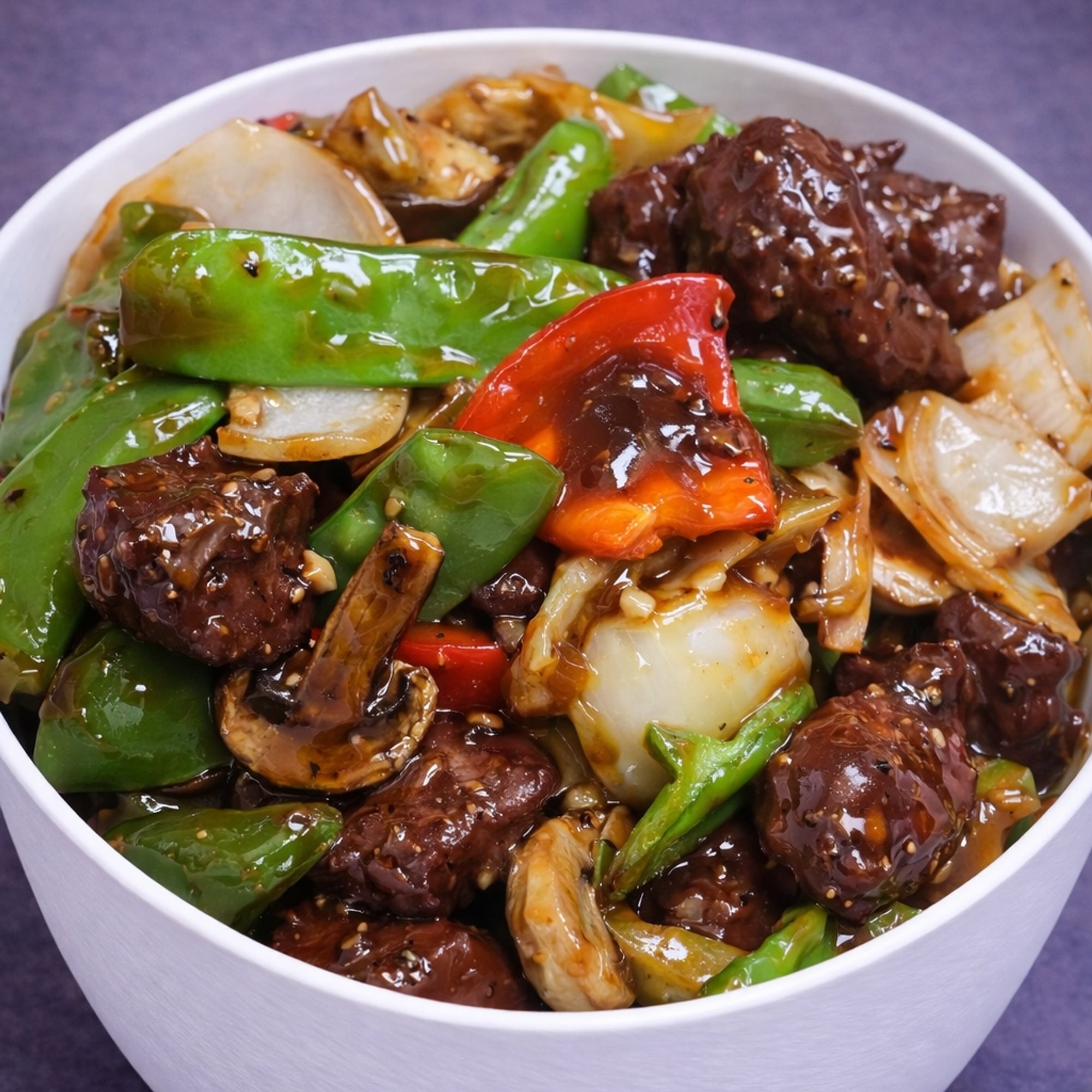 Tenderloin Steak in Black Pepper Sauce