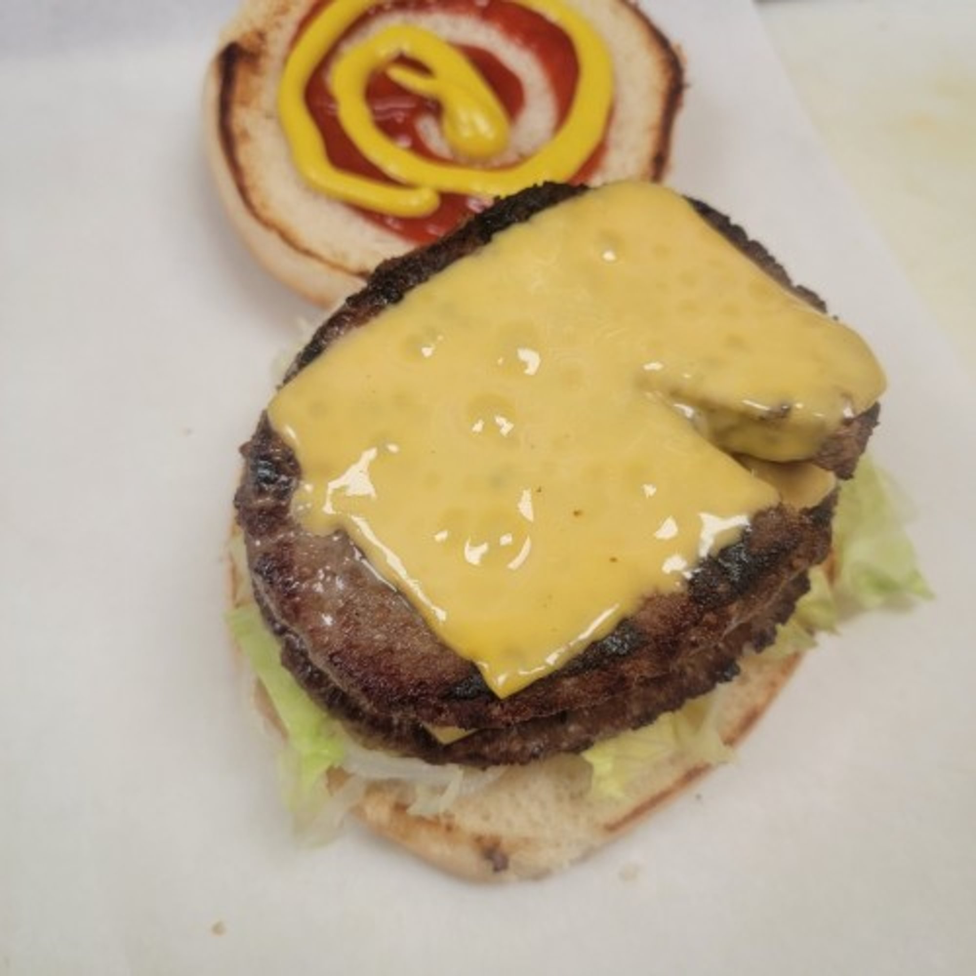 1/2 Lb Double Cheeseburger