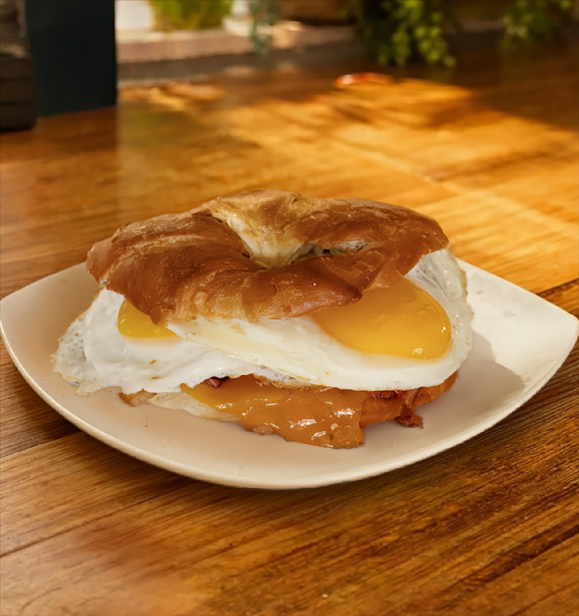 Breakfast Sandwich Croissant