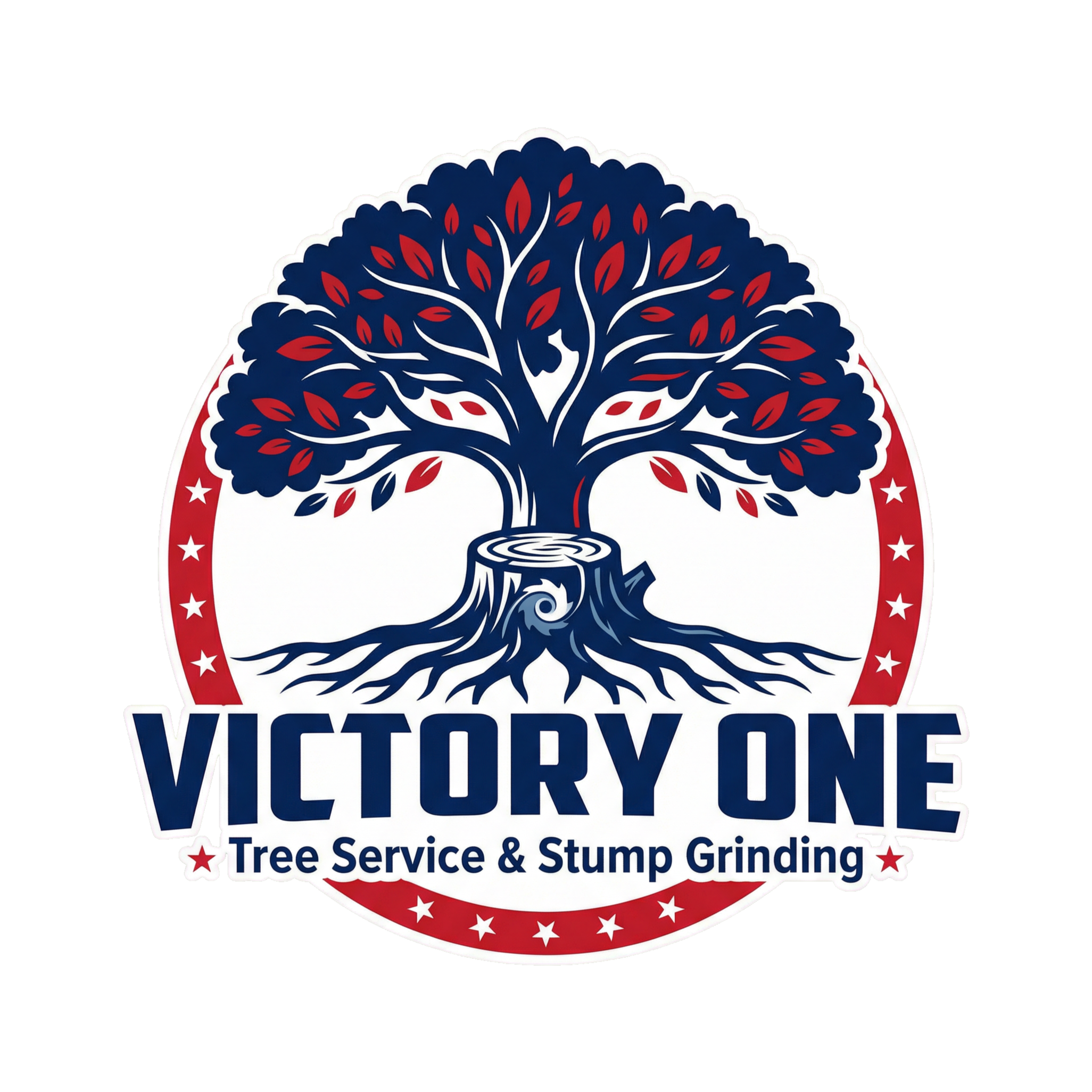 Victory One Tree Service &amp; Stump Grinding Logo