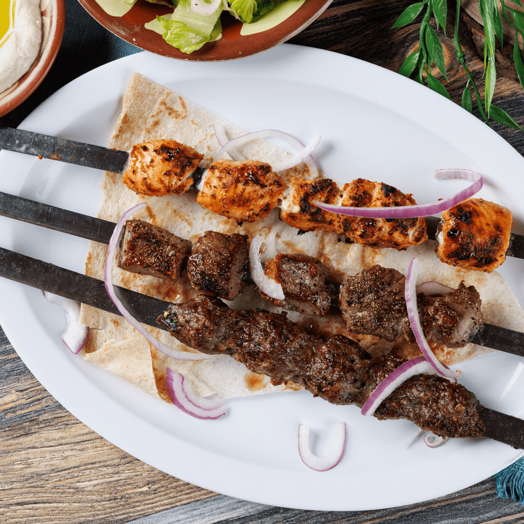 3 Skewers Any Meat