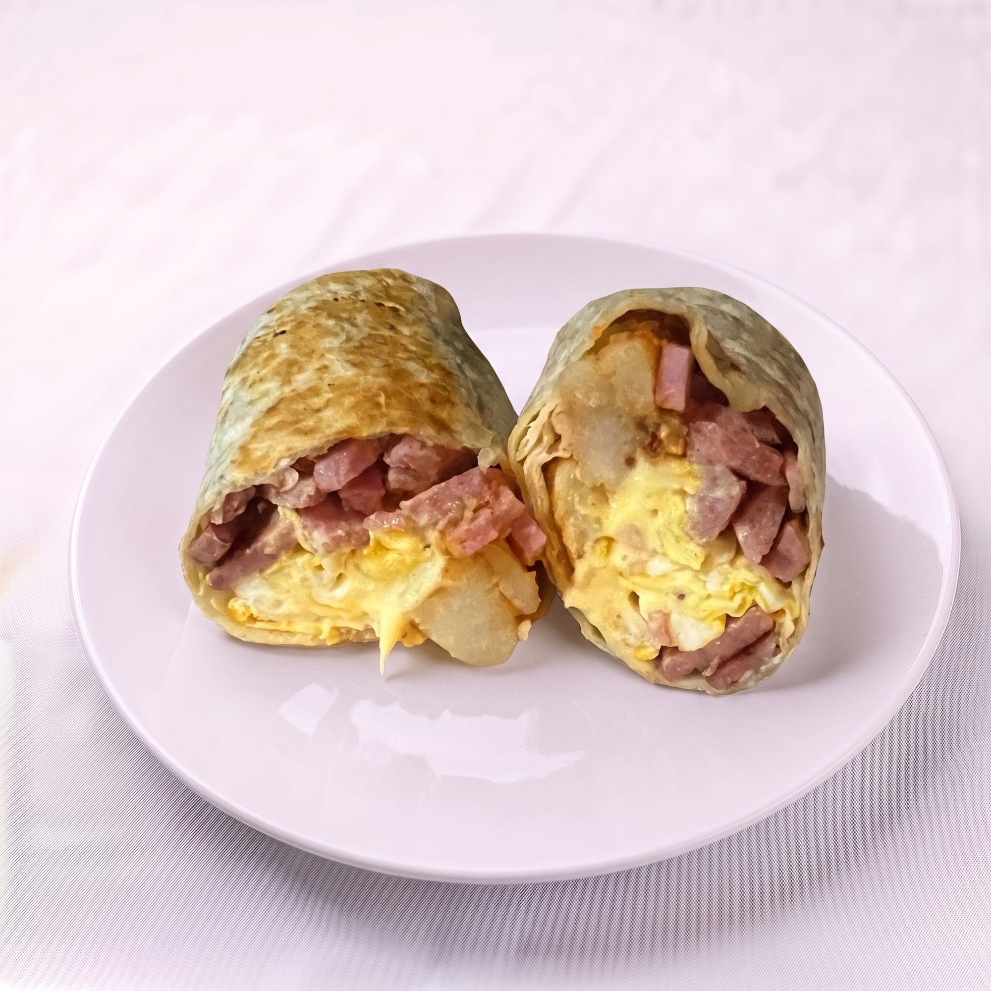Pork Roll Breakfast Burrito