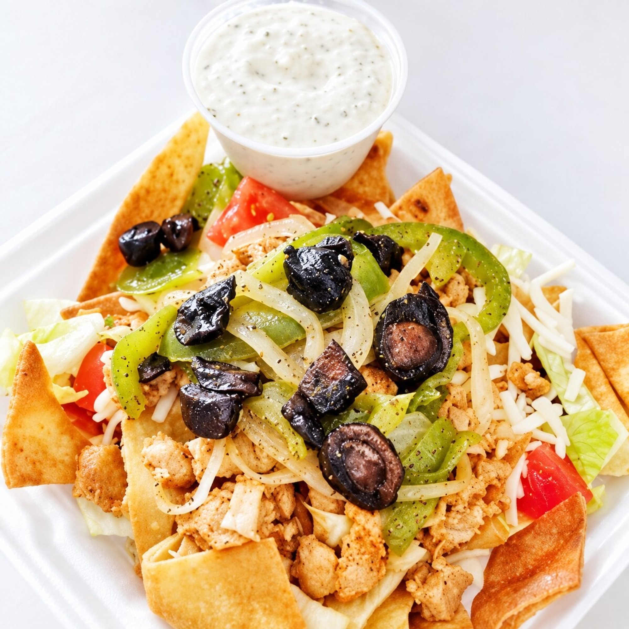 Sloppy Pita Basket