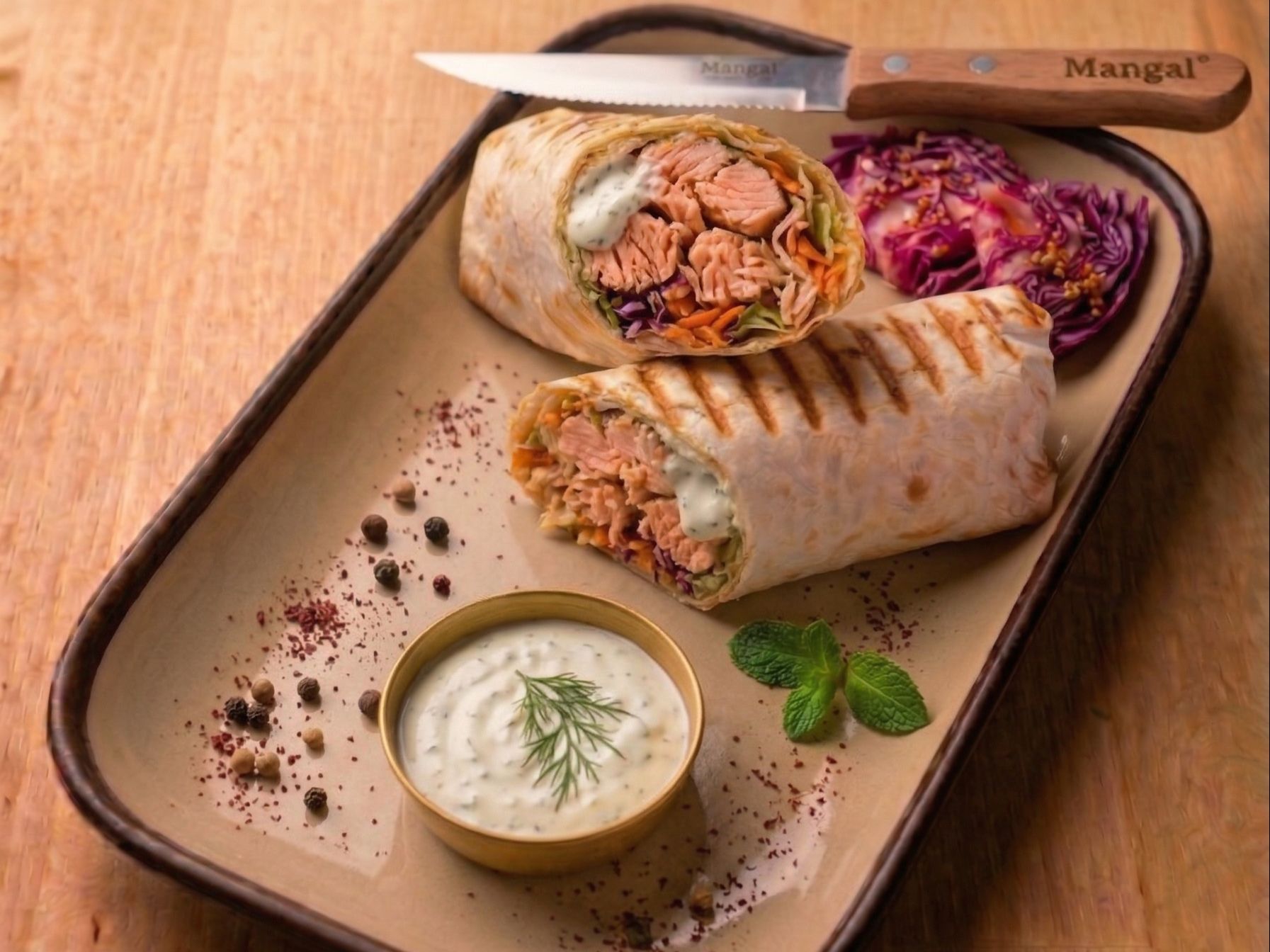 Salmon Shawarma