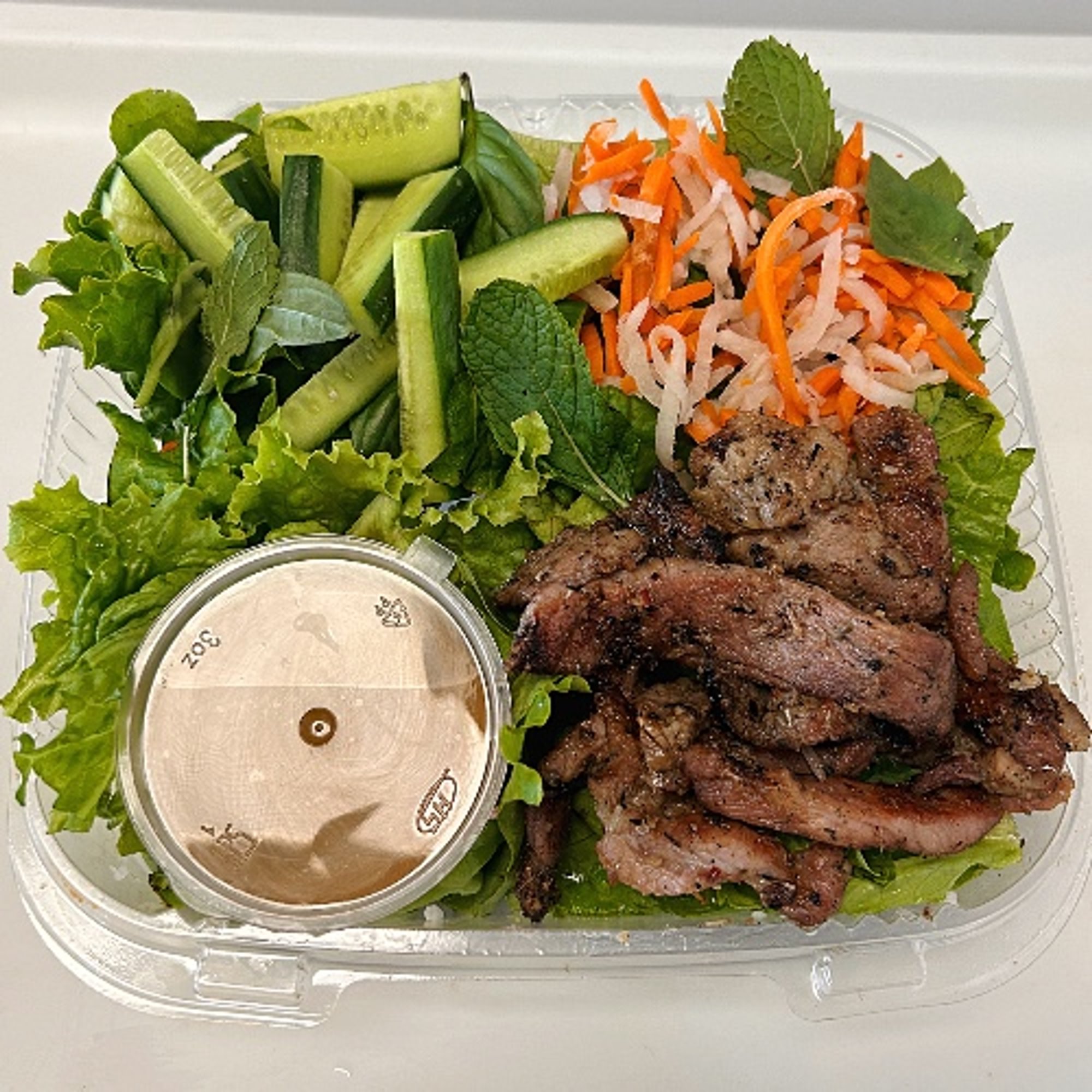 Grilled Pork Salad Bowl