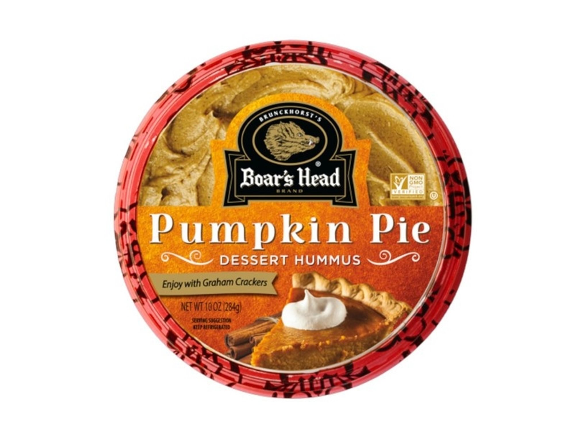 Pumpkin Pie Hummus - 10oz with graham crackers
