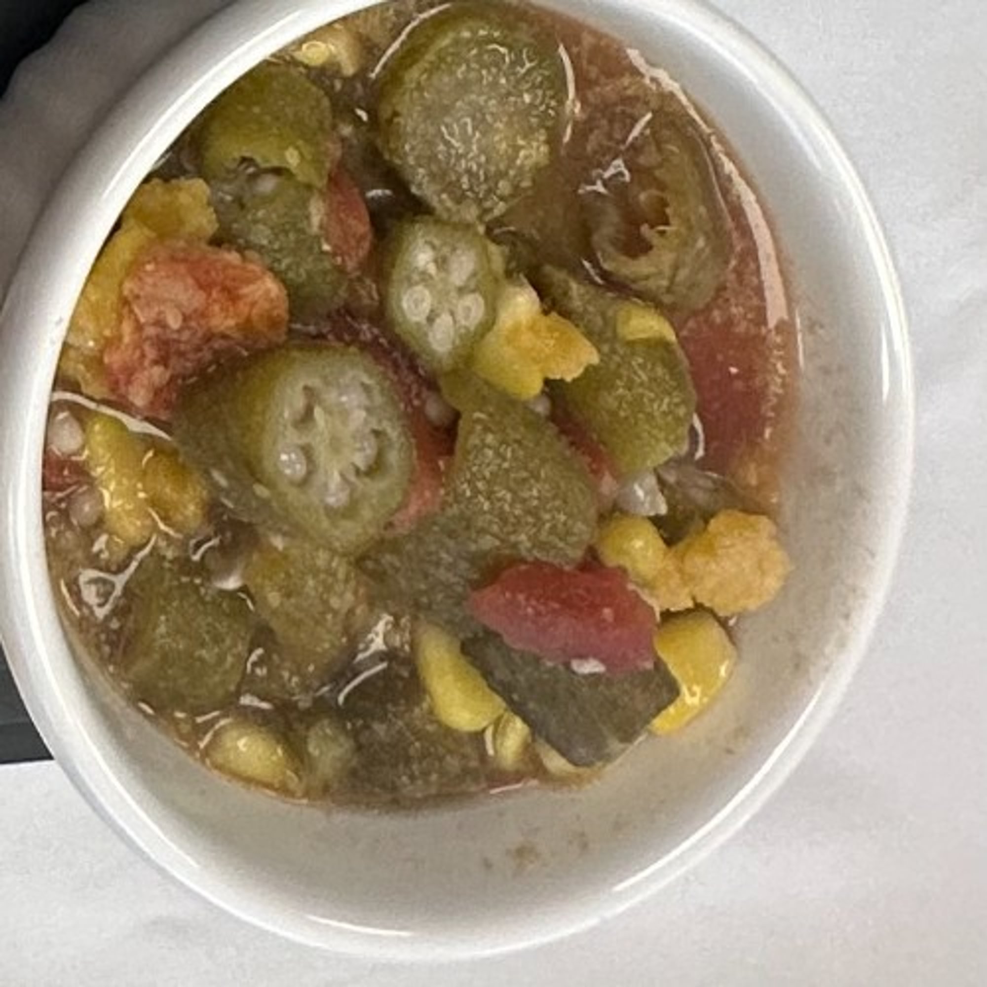 Okra, Corn, & Tomato