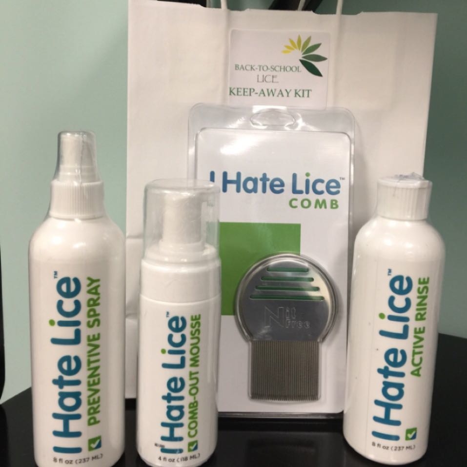 Be lice free in as little as an hour!  Call us, mention this post, and receive a FREE preventative spray with the purchase of a Full Service Treatment.