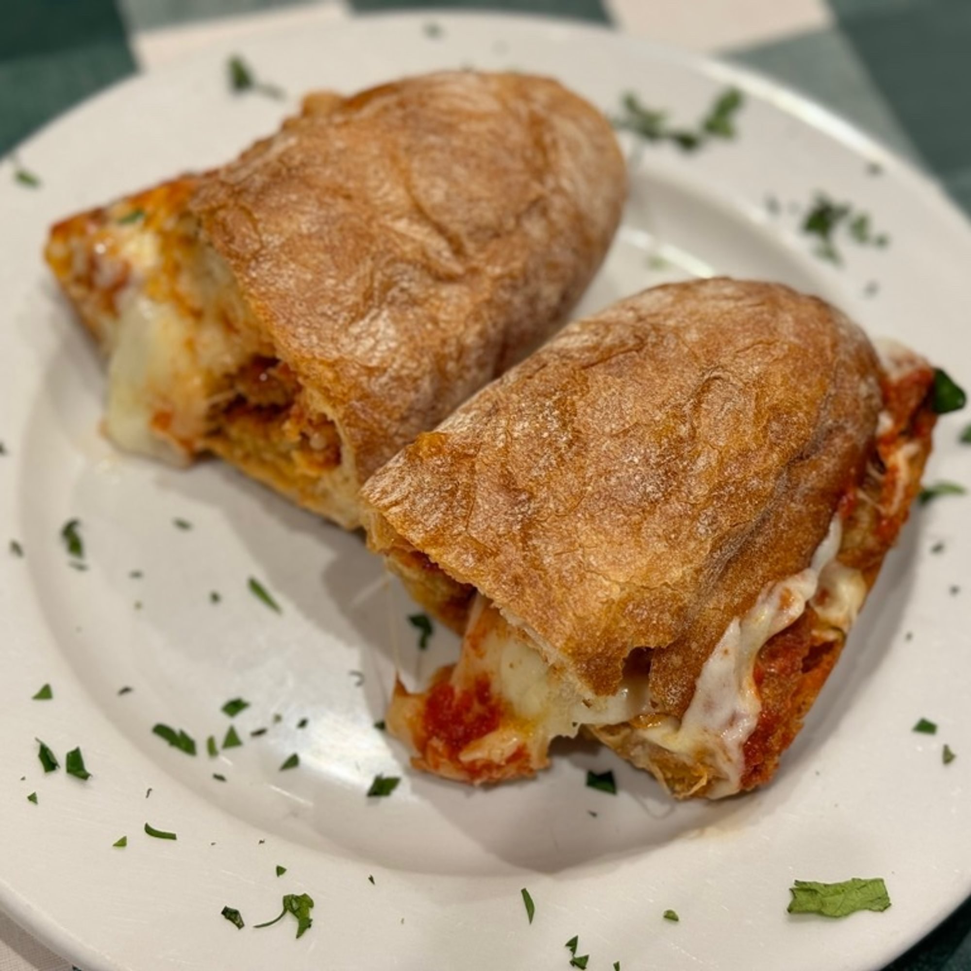 Chicken Parmigiana Hero
