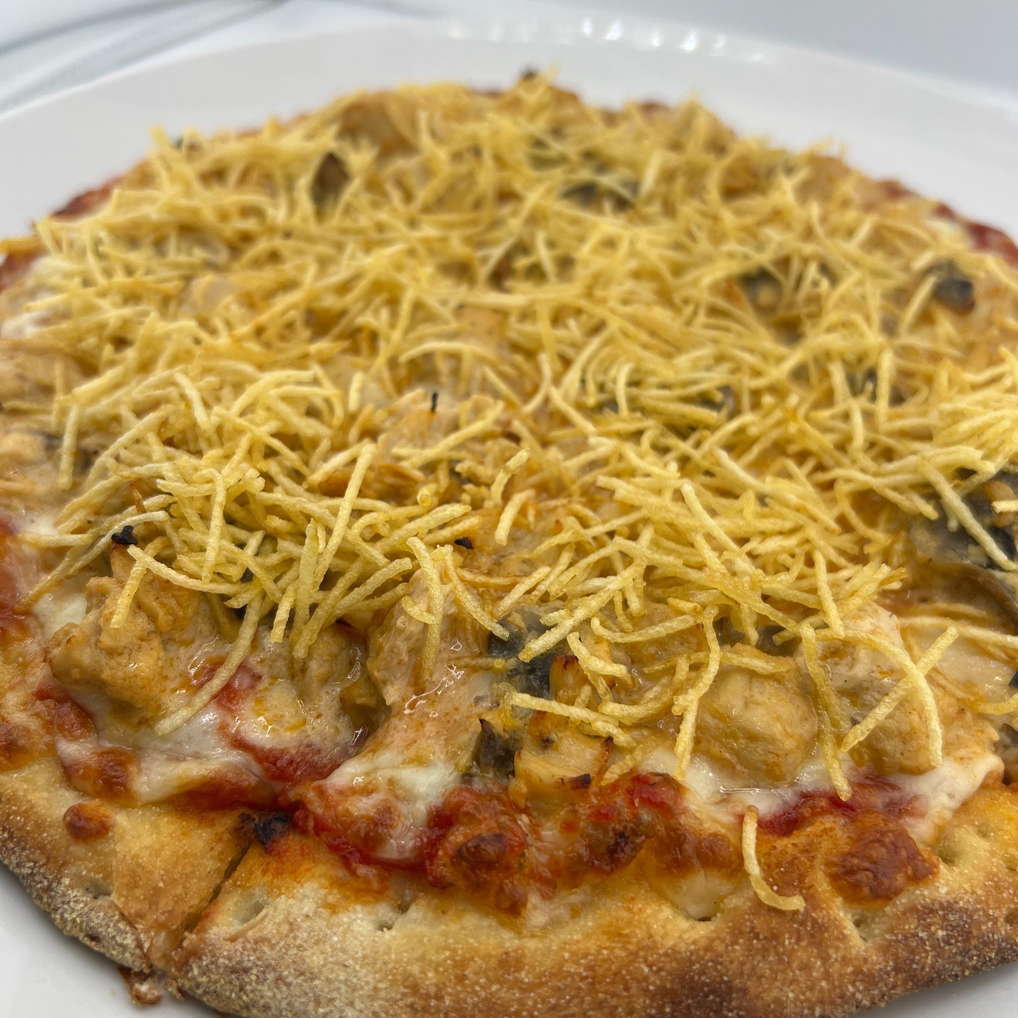 Chicken Stroganoff Pizza