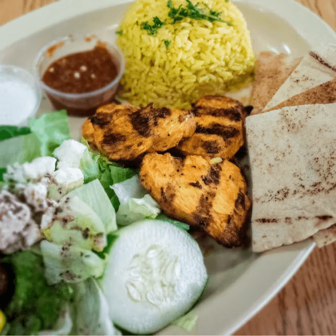 Chicken Kabob Plate