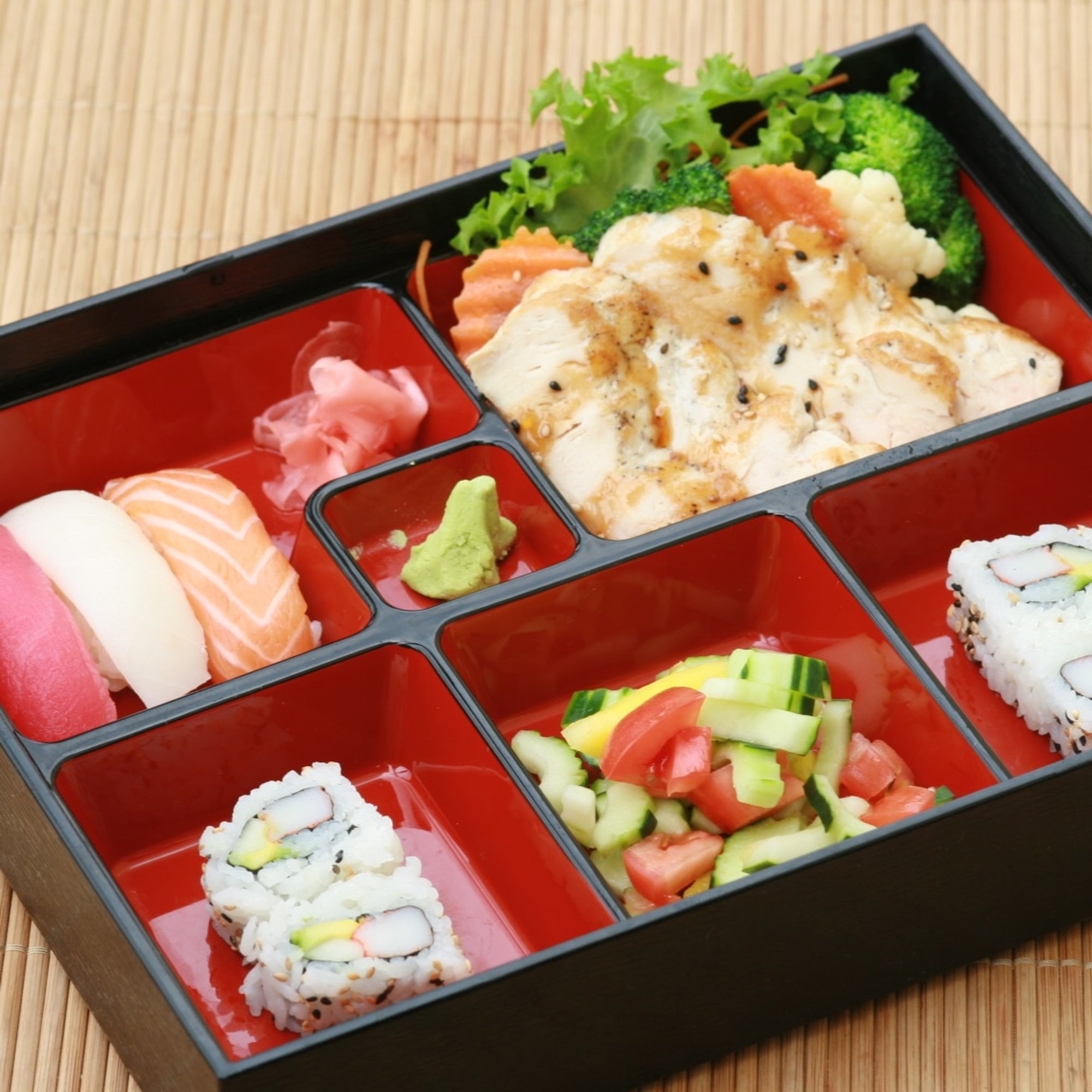 Sushi Sashimi & Chicken Teriyaki Box