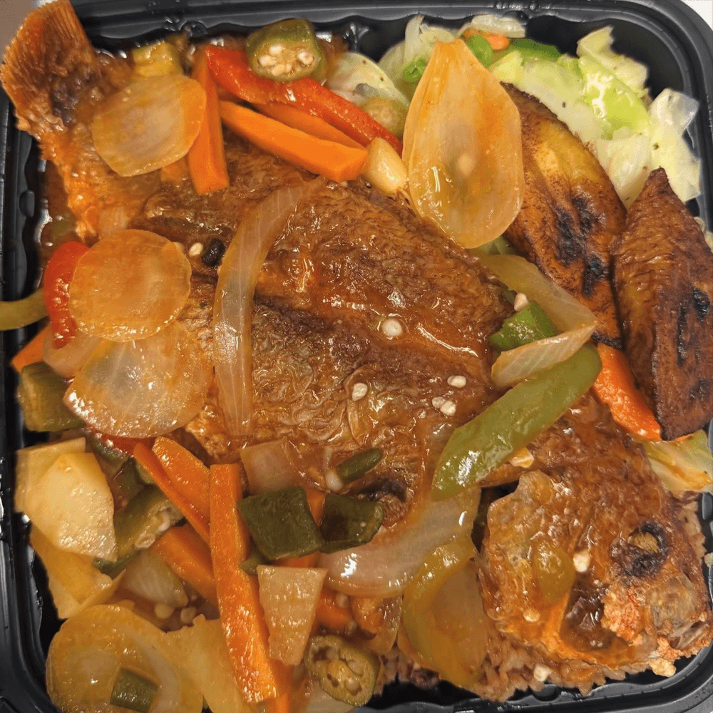 Brown Stew Fish