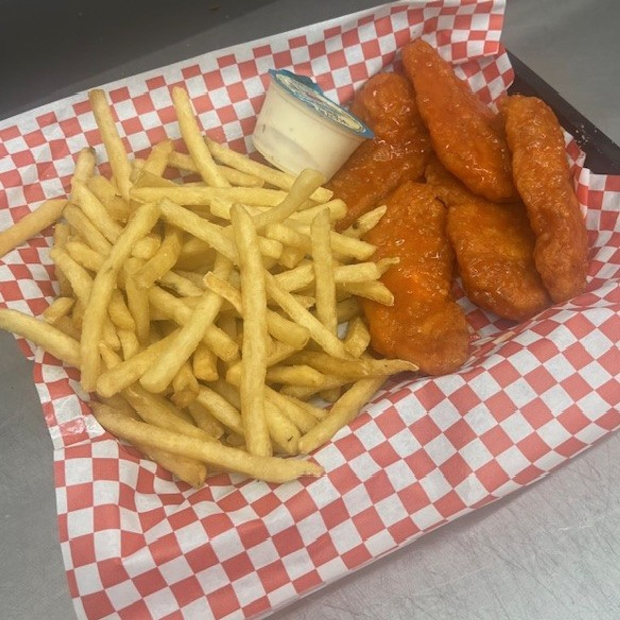 Fingers and Fries with Ranch