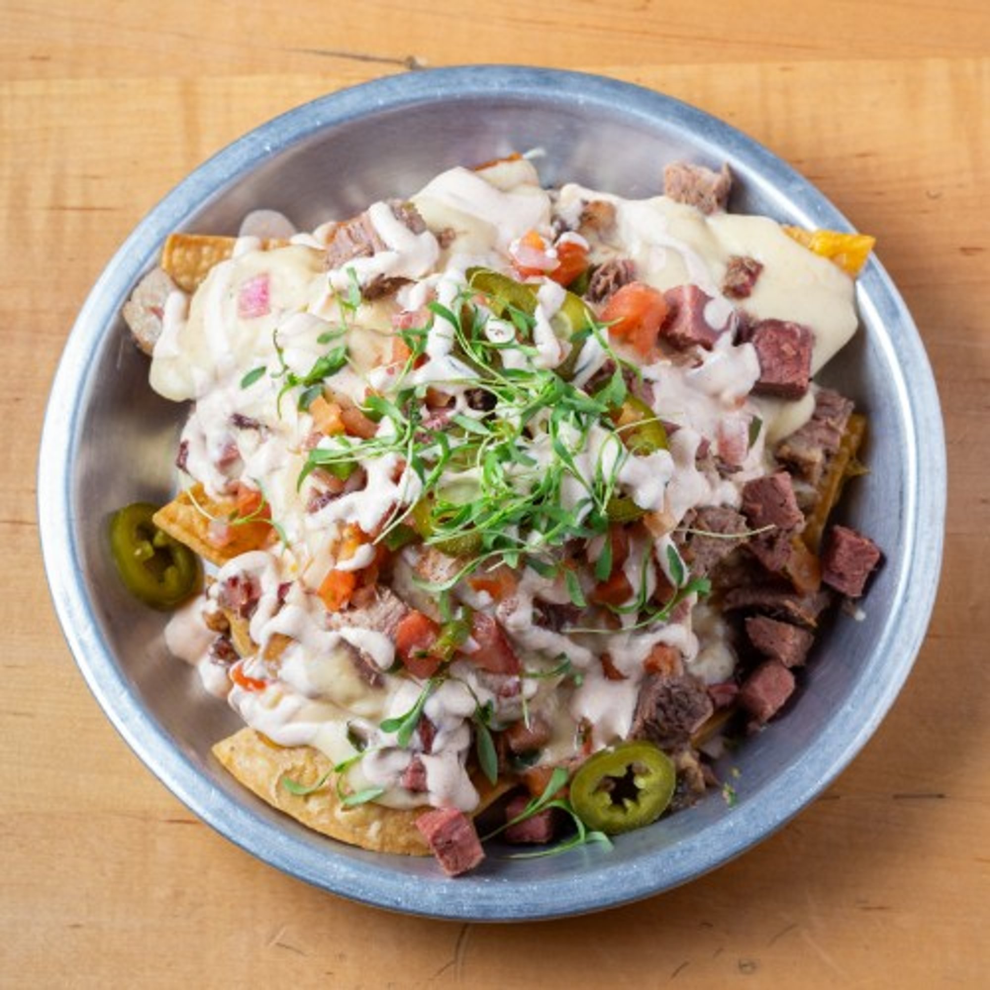 Beer Cheese Nachos